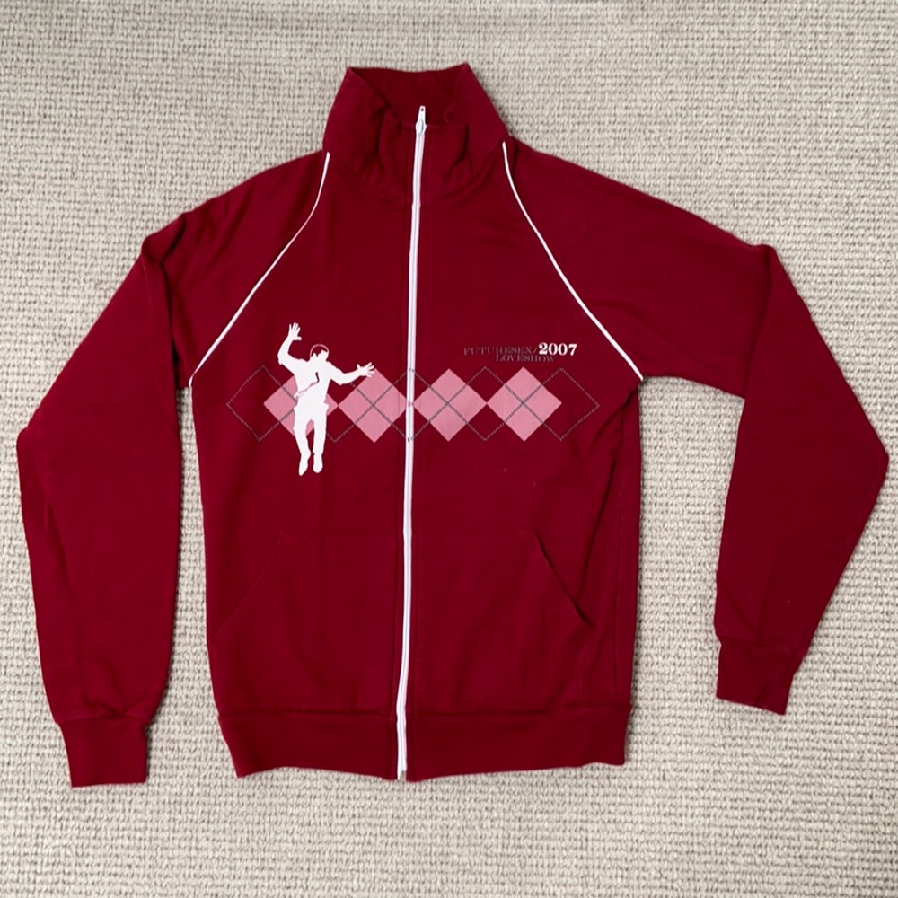 Justin Timberlake Red Track Jacket Sweatshirt